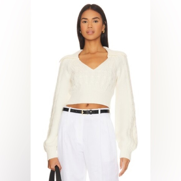 LOVERS AND FRIENDS Mel cable knit sweater size M - Picture 1 of 8